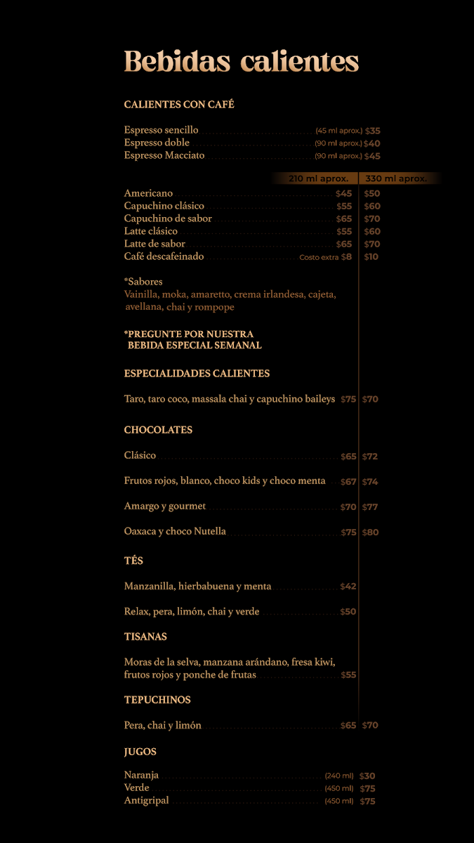 Unicornio Restaurante Menu - Image 3