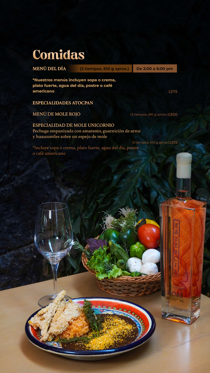 Unicornio Restaurante Menu - Image 6